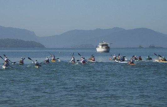 A 3ª Etapa do Campeonato Brasileiro de Canoagem Oceânica acontece neste fim de semana num dos locais mais bonitos do litoral brasileiro / Foto: Divulgação